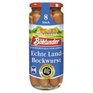 B&ouml;klunder Echte Land-Bockwurst 2.29&nbsp;&euro;