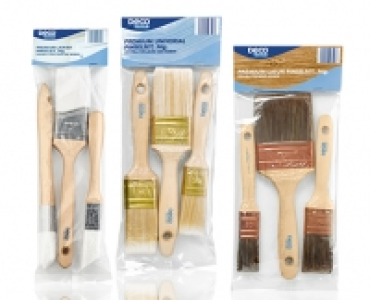 DECO STYLE®Premium-Pinsel-Set, 3-teilig