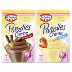 Dr. Oetker Paradies Creme Vanille oder Schokolade 0.69&nbsp;&euro;