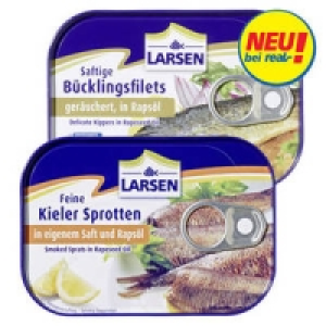 Larsen Kieler Sprotten oder B&uuml;cklingsfilets 0.99&nbsp;&euro;