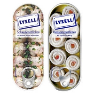 Lysell Gek&uuml;hlte Fischfeinkost Hanseaten- oder Schwedenr&ouml;llchen 1.89&nbsp;&euro;