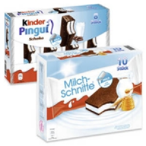 kinder Pinguí oder Milch-Schnitte 1.79 €