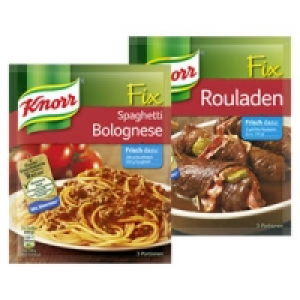 Knorr Fix f&uuml;r Spaghetti Bolognese oder f&uuml;r Rouladen 0.55&nbsp;&euro;
