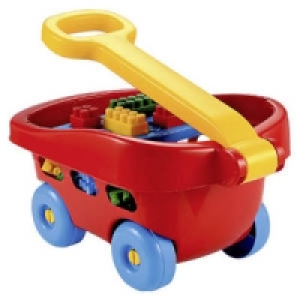 Handwagen mit 30 Bausteinen 9.99&nbsp;&euro;