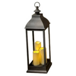 Laterne mit 3 LEDKerzen