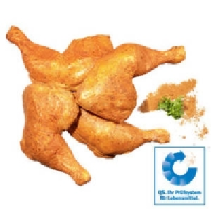 Frische H&auml;hnchenschenkelplatte