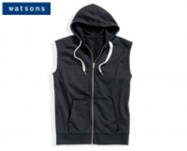 watsons Kapuzensweatjacke, &auml;rmellos