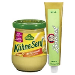 Kühne Senf oder Löwensenf 0.89 €