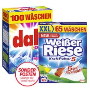 Wei&szlig;er Riese oder dalli Waschmittel 9.99&nbsp;&euro;