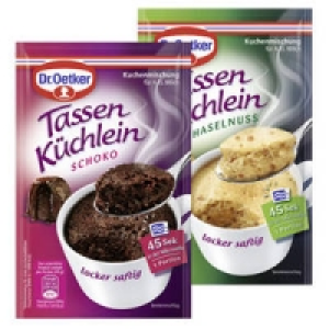 Dr. Oetker Tassen K&uuml;chlein, Schoko, Nougat oder Haselnuss 0.69&nbsp;&euro;