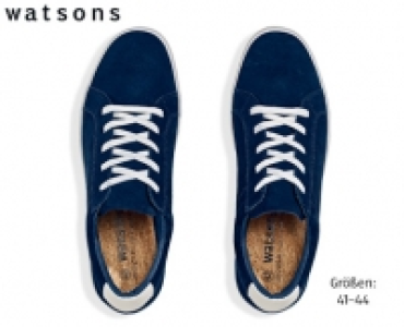 watsons Veloursleder-Halbschuhe