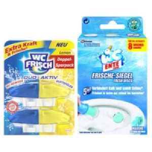WC-Ente Frische-Siegel Starter-Set oder WC-Frisch Duo-Aktiv Nachf&uuml;ller 2.49&nbsp;&euro;