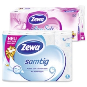 Zewa Toilettenpapier, samtig oder Ultra Soft 7.99&nbsp;&euro;