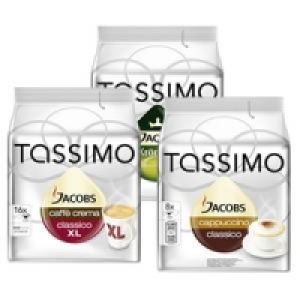 Tassimo Jacobs Caff&egrave; Crema Classico 16er oder Latte Macchiato Classico 3.69&nbsp;&euro;