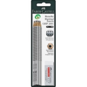 Bleistift Set Grip 2001 mit Radierer
