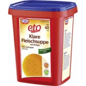 Dr. Oetker eto Classic Klare Fleischsuppe/Gem&uuml;sesuppe