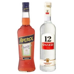 Aperol, Ouzo 12, Hierbos oder Gold