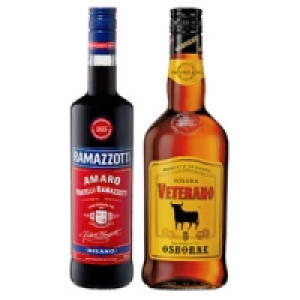 Ramazzotti, Aperitivo Rosato, Osborne Veterano oder 103