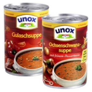 Unox Ochsenschwanzsuppe oder Gulaschsuppe, konzentriert 1.19 €