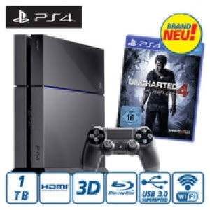 PlayStation 4 1 TB inkl. Uncharted 4: A Thiefs End