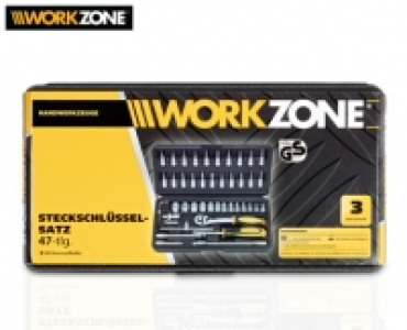 WORKZONE&reg;Steckschl&uuml;ssel-Satz, 47- oder 53-tlg.