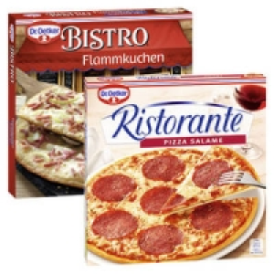 Dr. Oetker Pizza Ristorante Salame oder Bistro Flammkuchen Els&auml;sser Ar