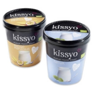kissyo Frozen Yoghurt Natur oder Mango-Maracuja