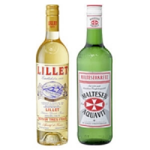 Malteserkreuz Aquavit oder Lillet Blanc Aperitif