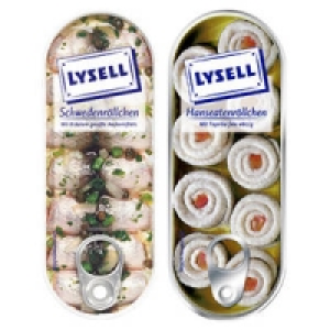 Lysell Gek&uuml;hlte Fischfeinkost Hanseaten- oder Schwedenr&ouml;llchen 1.89&nbsp;&euro;