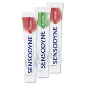 Sensodyne Zahncreme Classic, Fluorid oder Fluorid + Samtweiss 2.29&nbsp;&euro;