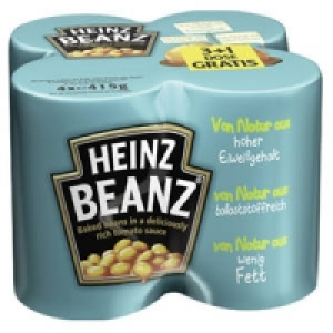 Heinz Baked Beans 3 + 1 gratis