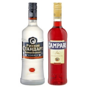 Russian Standard Vodka oder Campari Bitter 8.99 €