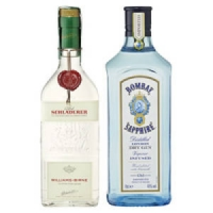 Schladerer Williams-Birne oder Bombay Sapphire London Dry Gin