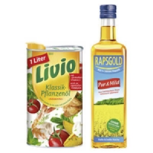 Livio Klassik-Pflanzenöl oder Rapsgold Rapsöl