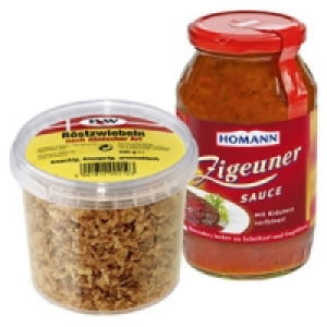 Homann Zigeuner-Sauce oder P&W Röstzwiebeln