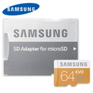 Highspeed-microSDXC-Karte 64 GB mit SD-Adapter 19.99&nbsp;&euro;