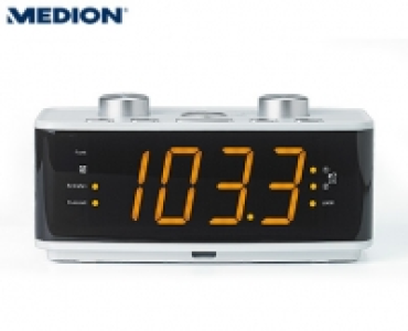 MEDION&reg;Funk-Uhrenradio mit gro&szlig;em Display