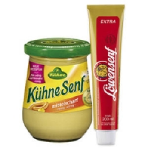 Kühne Senf oder Löwensenf 0.89 €