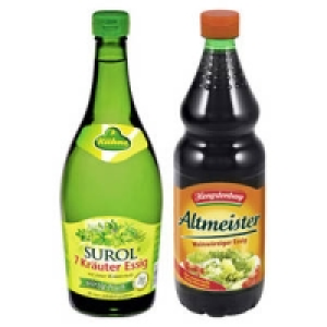 Kühne Surol oder Hengstenberg Altmeister Essig 0.69 €
