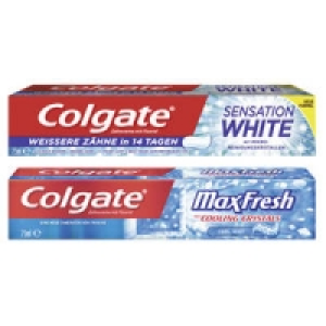Colgate Zahncreme MaxFresh oder Sensation White 0.99&nbsp;&euro;
