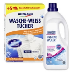 Impresan Hygiene-Spüler oder Heitmann Wäsche-Weiß-Tücher 1.79 €