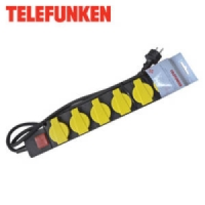 6-fach Outdoor-Steckdosenleiste