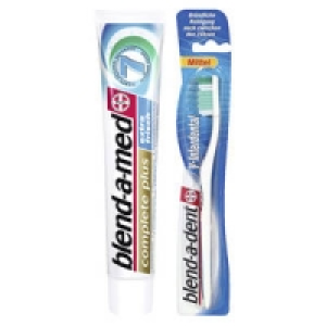 blend-a-med complete Zahncreme oder blend-a-dent Zahnb&uuml;rste