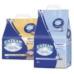 Catsan Hygiene-Streu oder Ultra Klumpstreu