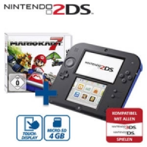 Nintendo 2DS inkl. Mario Kart 7 99.95 €