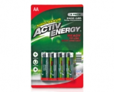 ACTIV ENERGY®NiMH-Akkus Ready to use 3.99 €