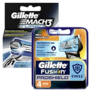 Gillette Proshield Rasierklingen oder Mach 3 Turbo Klingen
