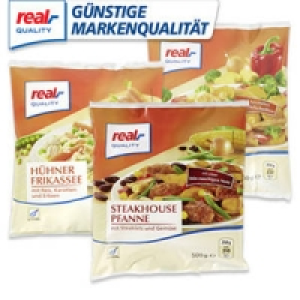 H&uuml;hner-Frikassee oder Steakhouse-Pfanne