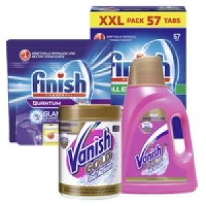 finish XXL Sp&uuml;lmaschinen-Tabs oder Vanish Gold Oxi Action