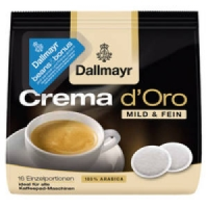 Dallmayr prodomo oder Crema d&acute;Oro Kaffeepads